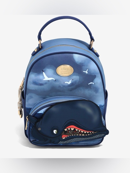 NWT Our (Her) Universe Disney Pinocchio Monstro mini backpack main image 4